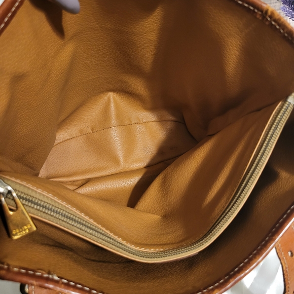 Celine Brown and Tan Bucket Tote Bag - Picture 9 of 12